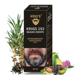 KRIG'S 192 Beard Drops Homeopathic - Extraordinary Premium Drops 30ml - PACK OF 2 Bottles