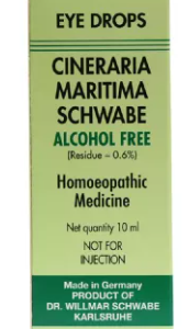 Willmar Schwabe Germany Cineraria Maritima Eye Drops (Alcohol Free) (10ml)