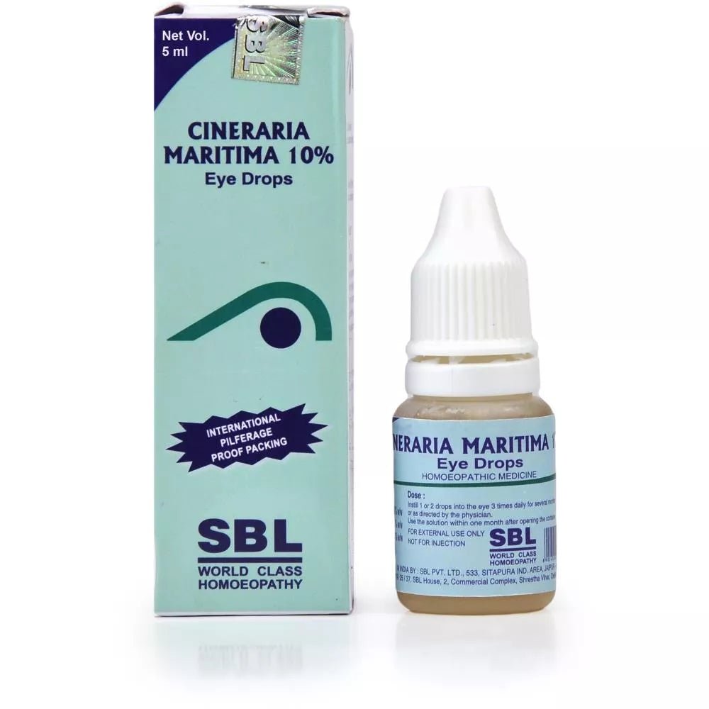 SBL Cineraria Maritima(10%) Eye Drops (5ml).