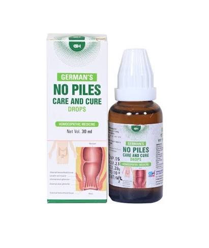 German Homeo Care & Cure No Piles Drops (30ml)