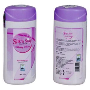 SBL Silk'n Stay Talcum Powder 100 gm- Pack of 2